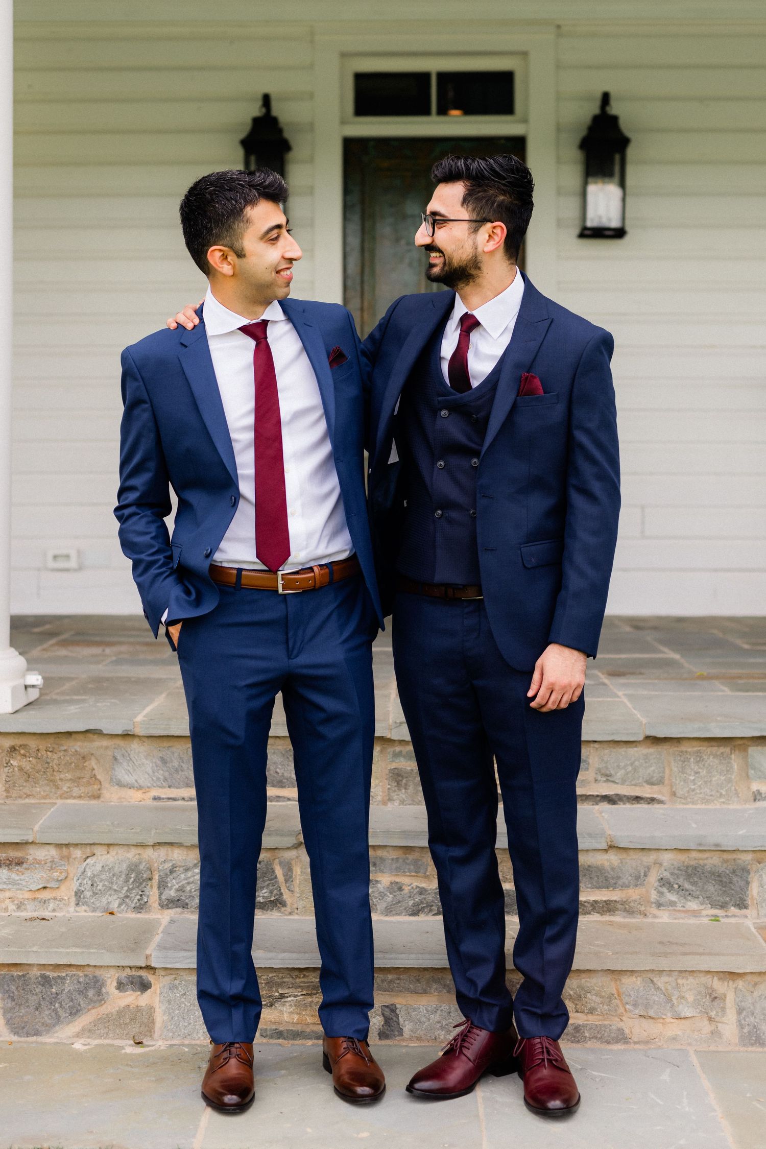 groom with his groomsmen