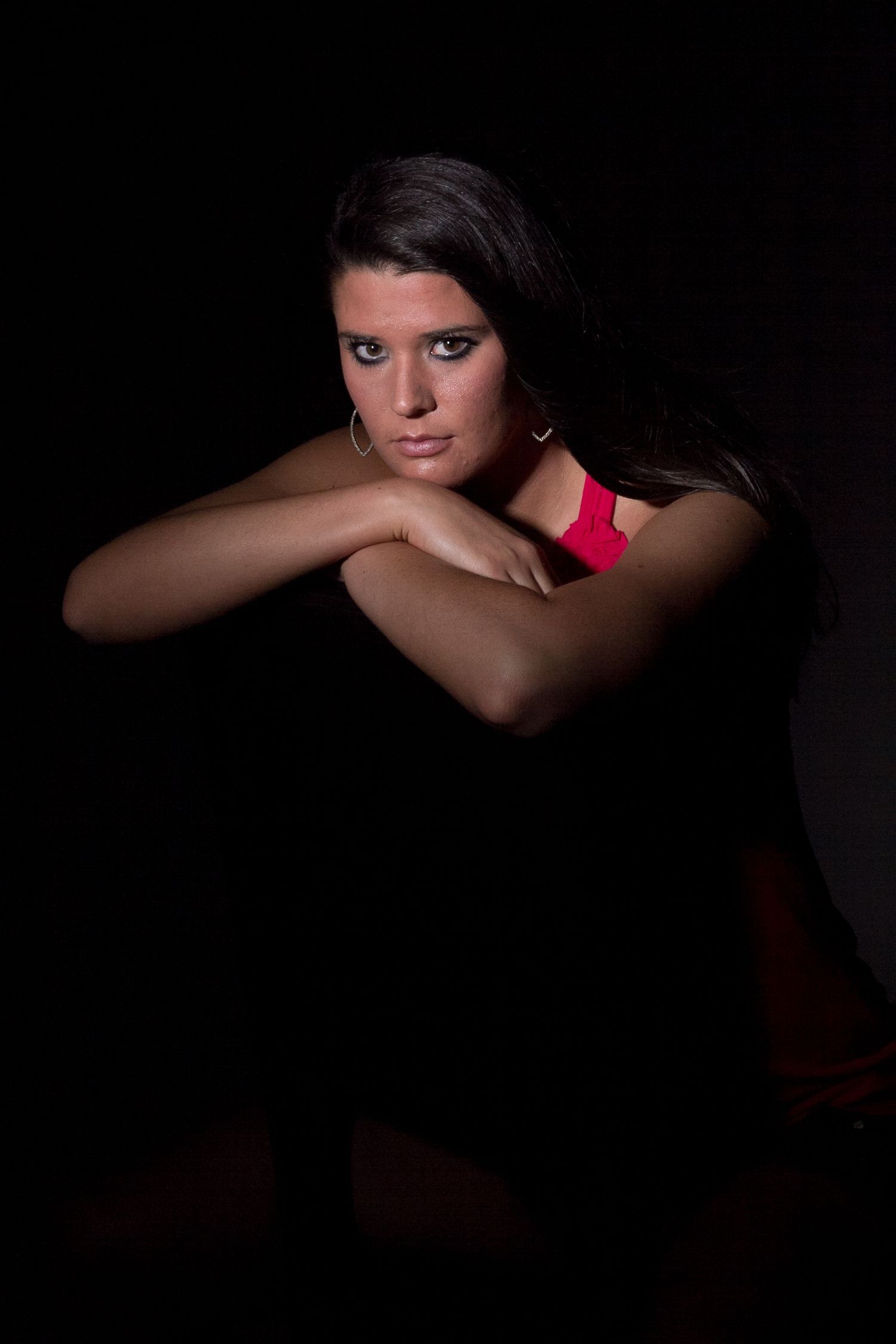 Moody portrait of a beautiful young lady, Photography by Rachel