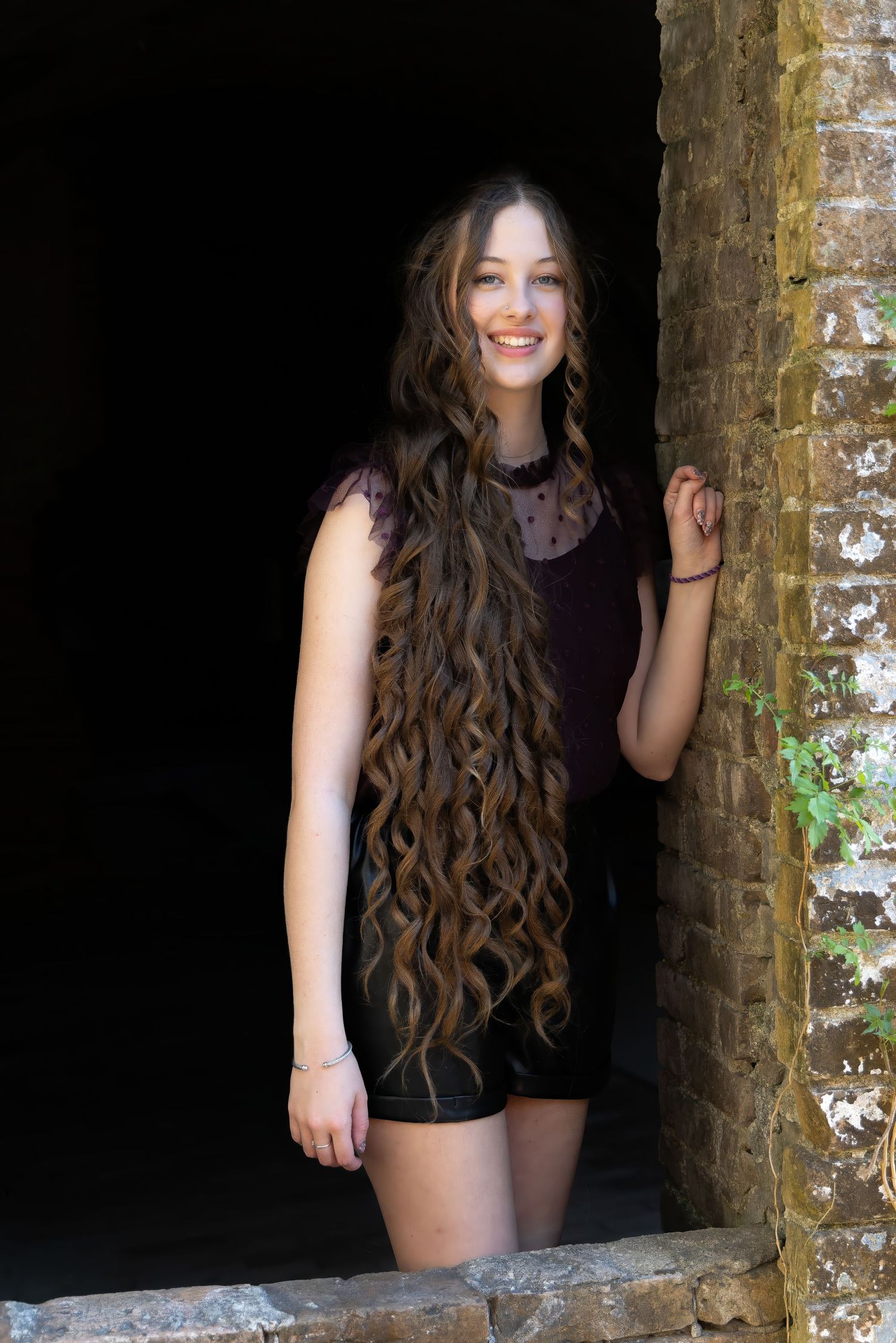 Stunning Graduating Senior Girl portrait at Fort Pickens, Photography by Rachel