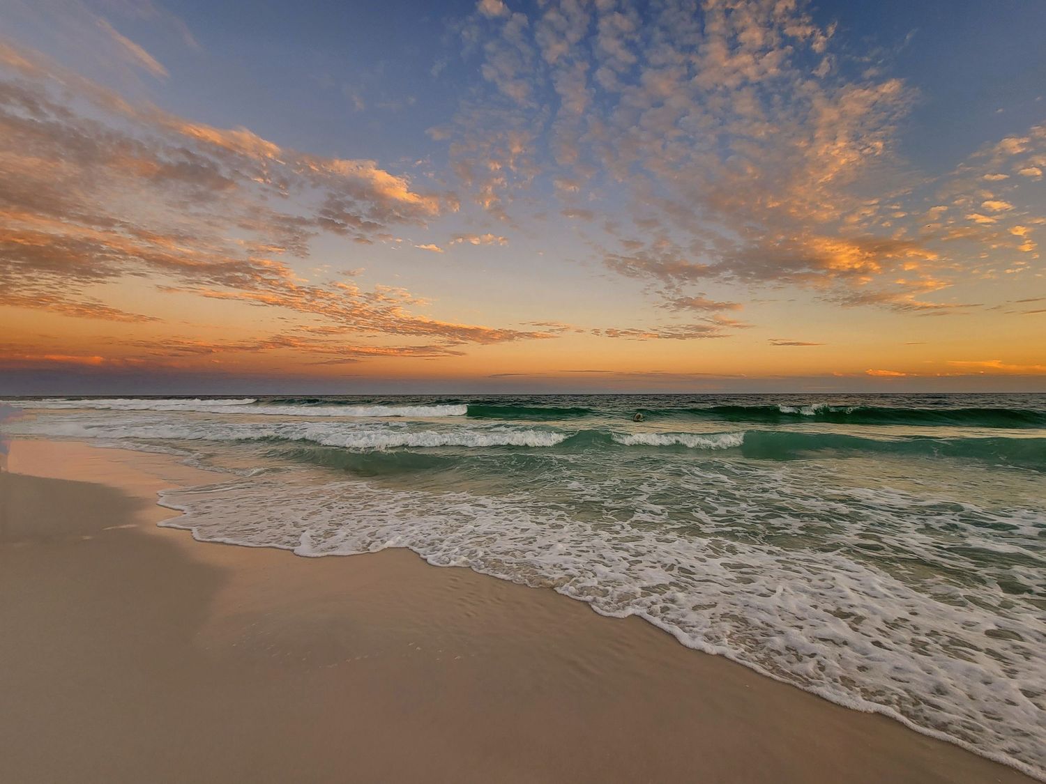 Sunset on Gulf of America, Pensacola Beach, FL, Photography by Rachel