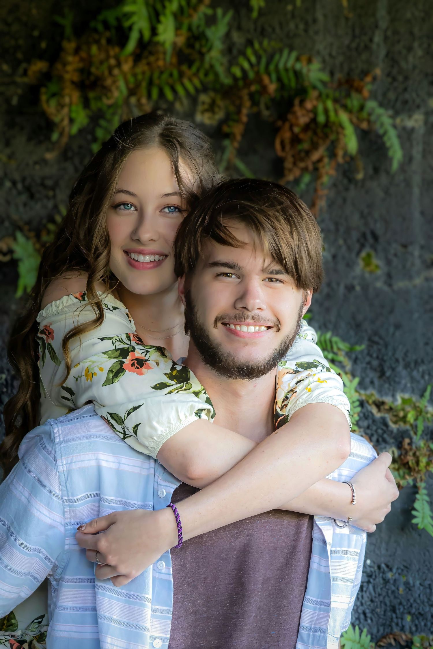 Young love, seniors, portrait at Fort Pickens, FL, Photography by Rachel