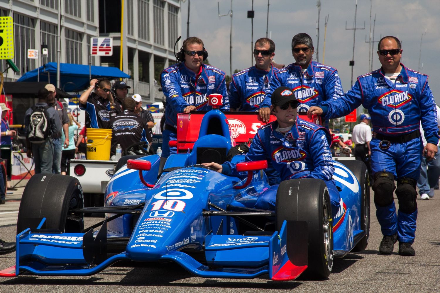 Chlorox Formula 1 Racing Team with car at Barber Motorsports Park, Birmingham, AL. Event photography by Photography by Rachel.