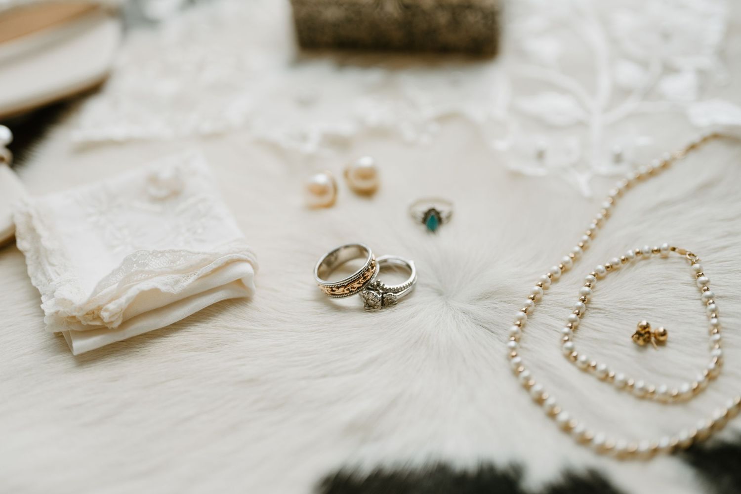 Western Wedding Bridal Details at a Intimate Wedding in Arkansas