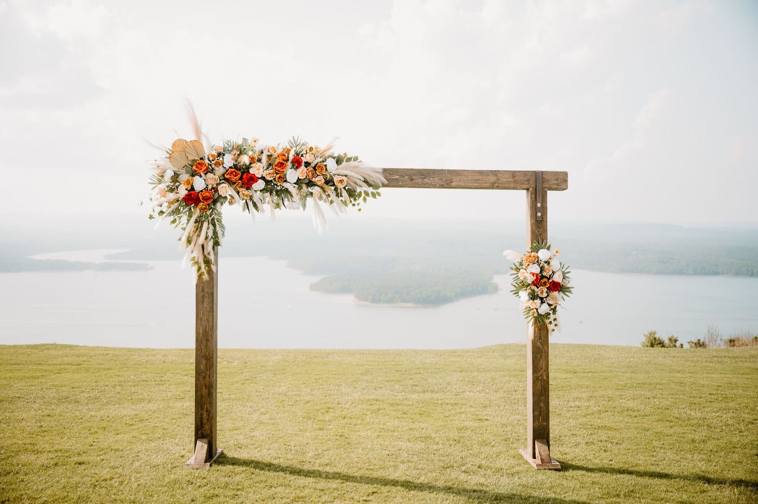 Laid-back Summer Wedding at a Lakeside Wedding Venue on a Mountain in Arkansas