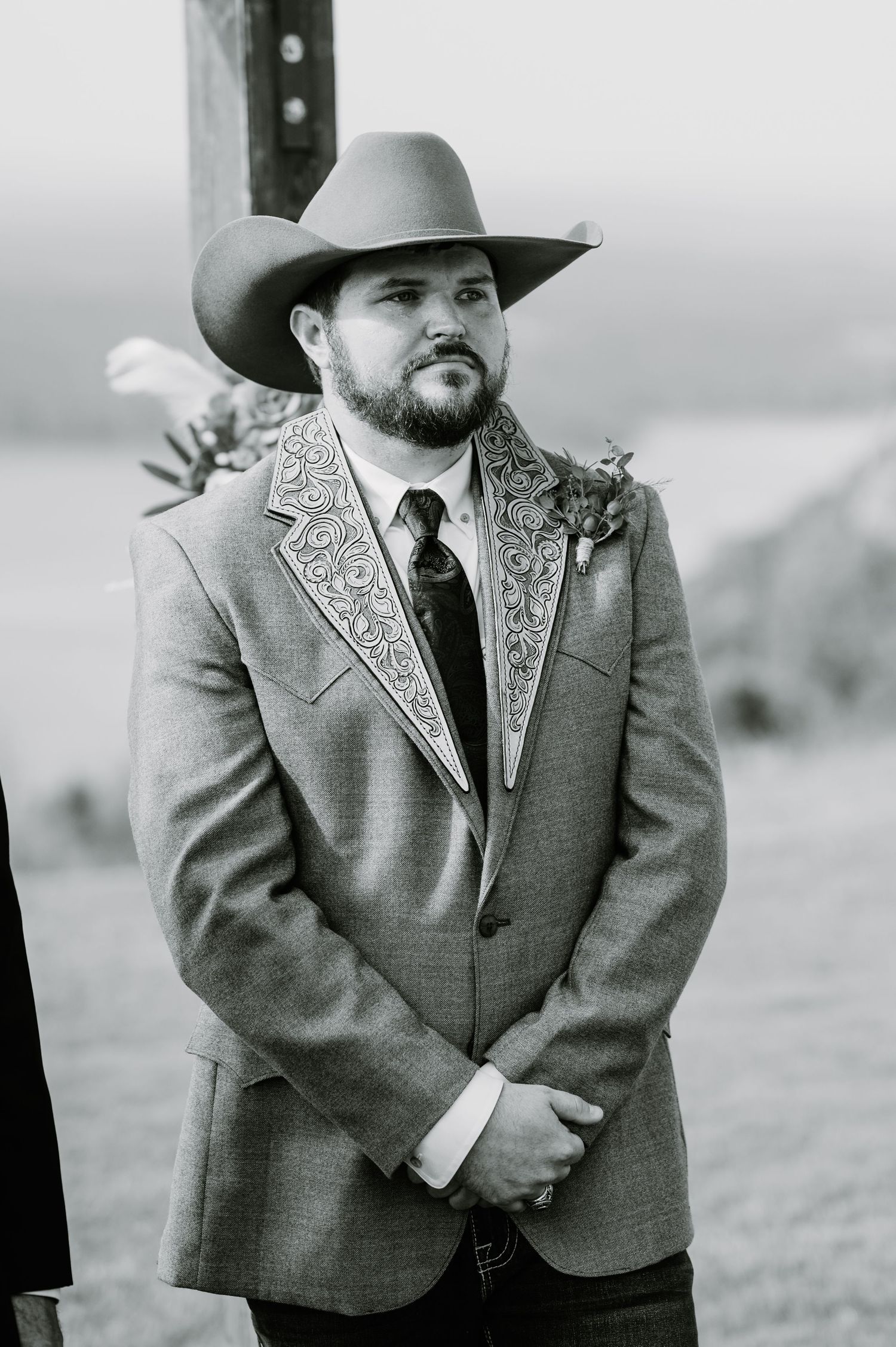 Intimate Wedding Ceremony at the Barn at Greers Ferry Wedding Venue Near a Lake in Arkansas