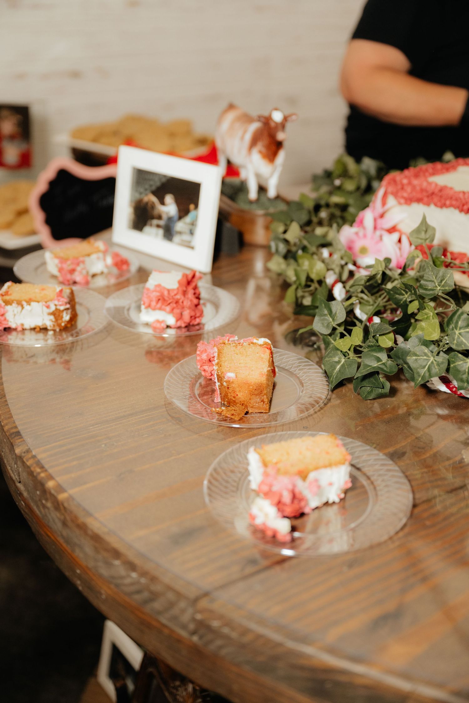 Western Wedding Bridal Details at a Intimate Wedding in Arkansas Farmer Tractor Cake Topper