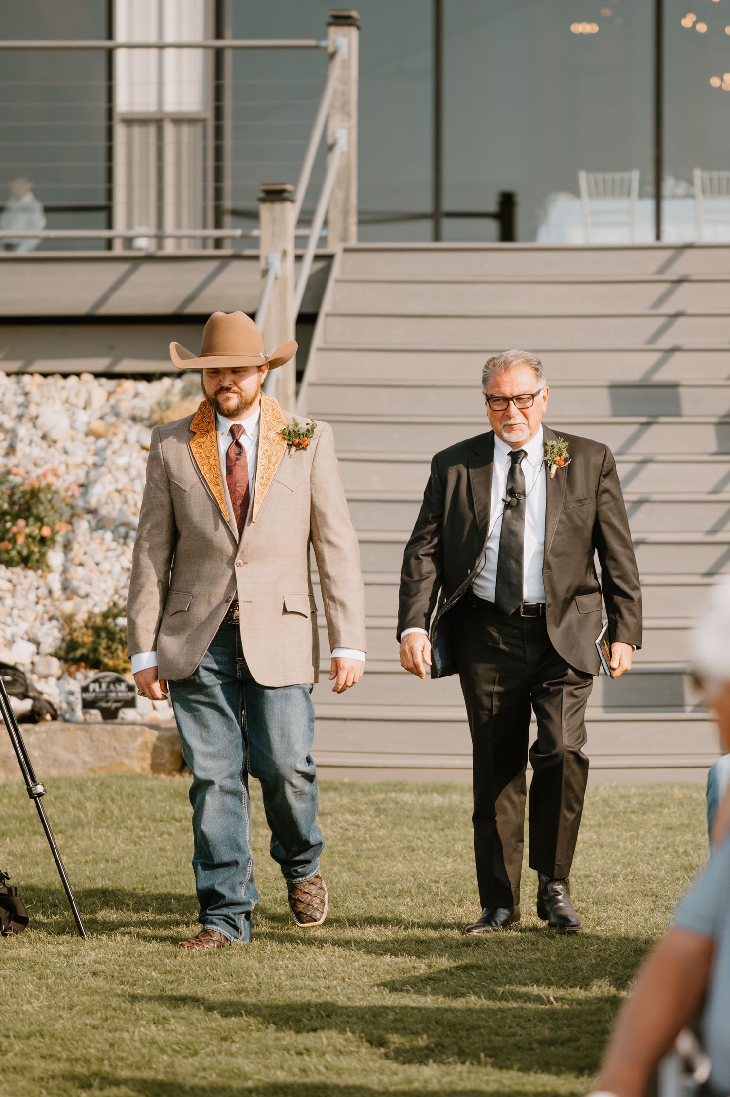 Intimate Wedding Ceremony at the Barn at Greers Ferry Wedding Venue Near a Lake in Arkansas