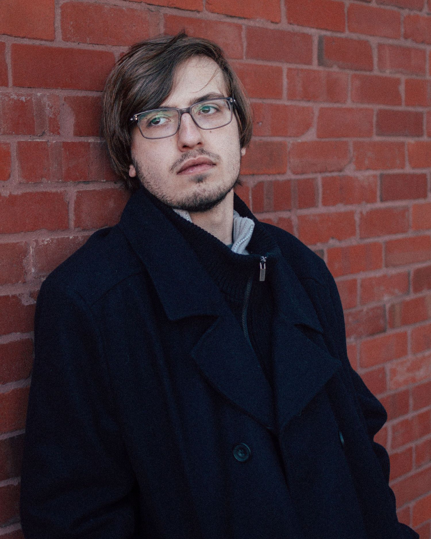 Fashion portrait shoot with male model Mason in downtown Dallas, Texas