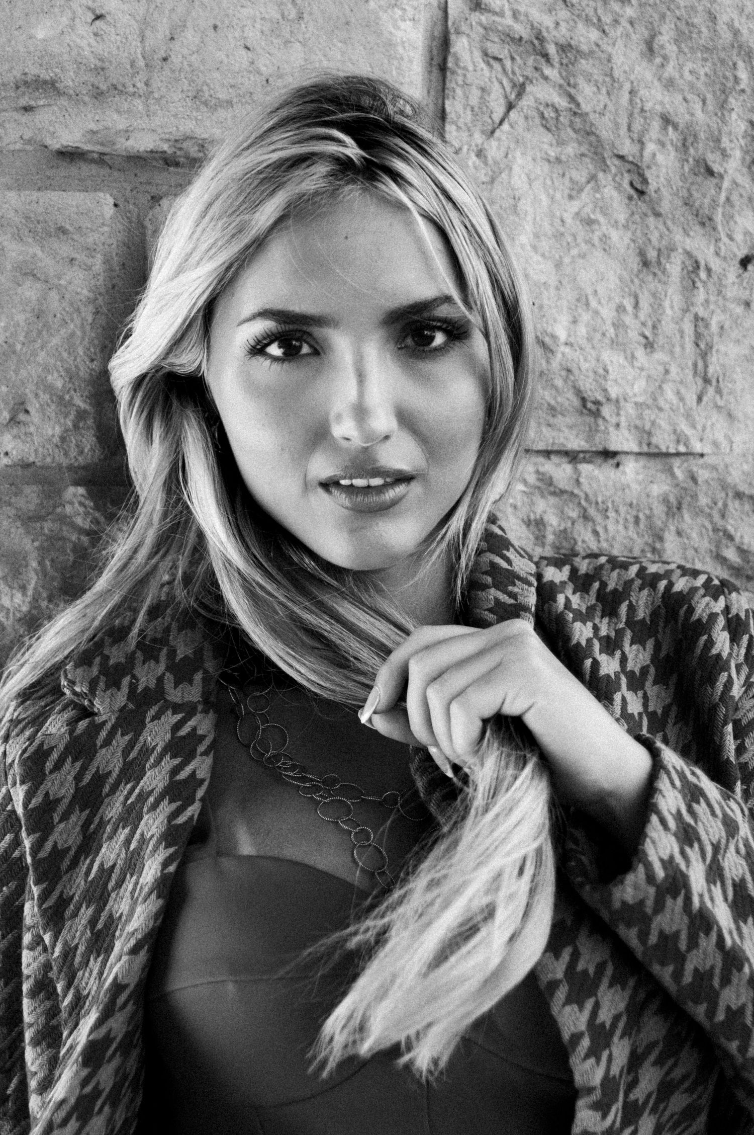 Black & White Fashion portrait shoot with female model and former Miss Teen Texas Bella Harvey in College Station, Texas