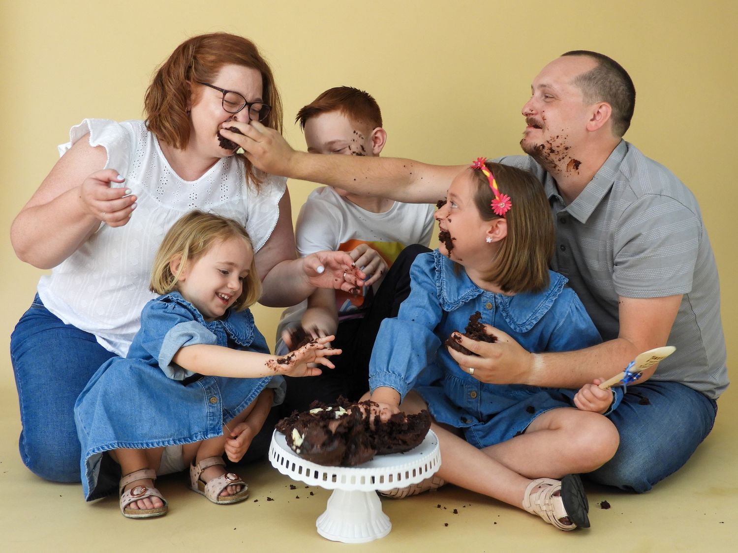 Family Cake Smash Photographer, Poole