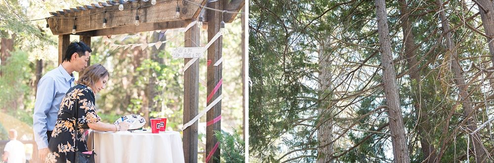 shaver lake village hotel California destination wedding reception