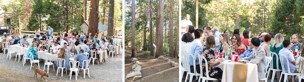 shaver lake village hotel California destination wedding reception
