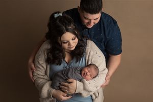 newborn family