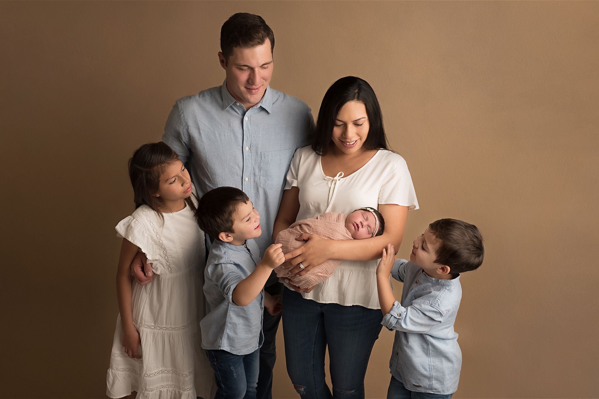 newborn family