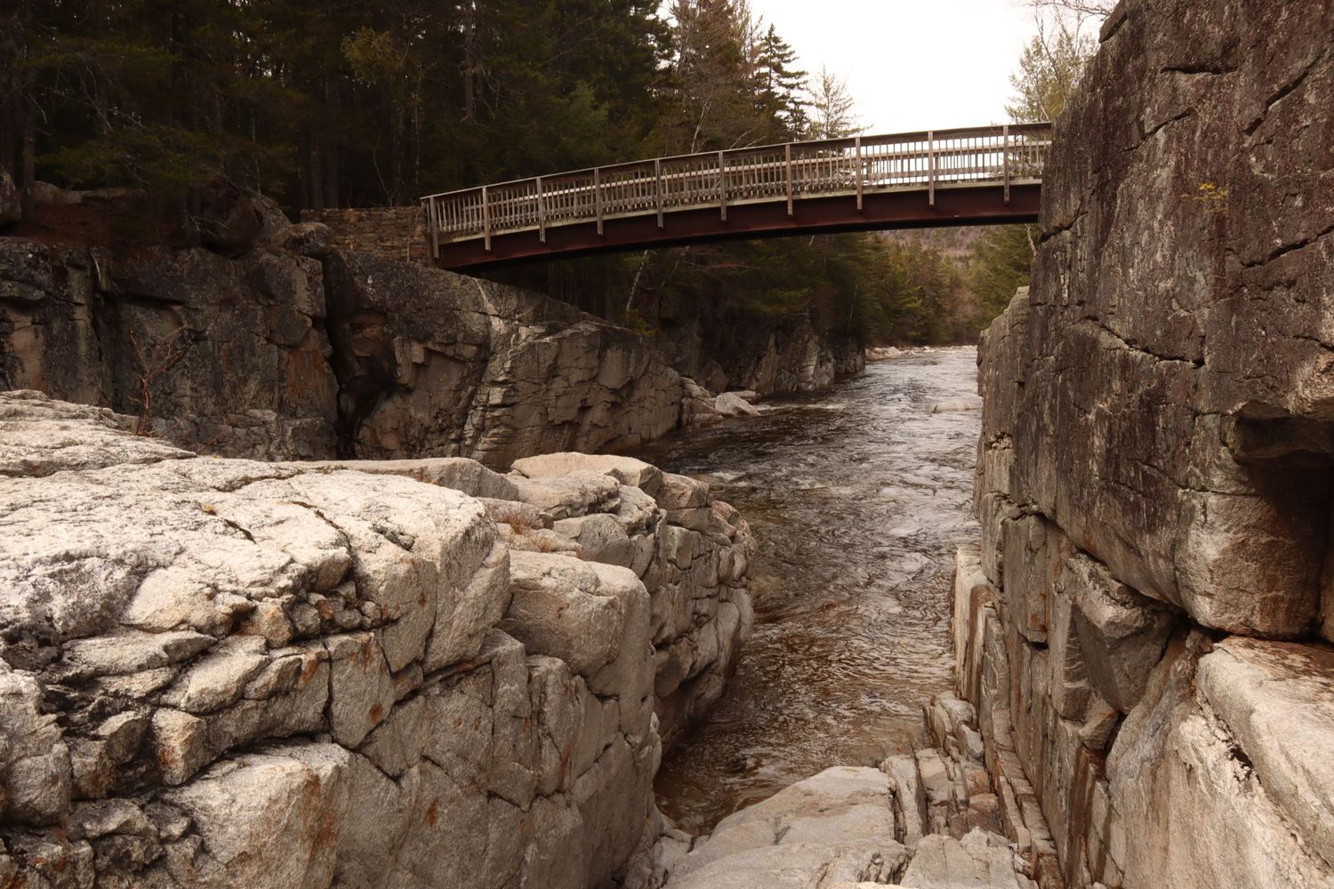 Kancamangus water, New Hampshire