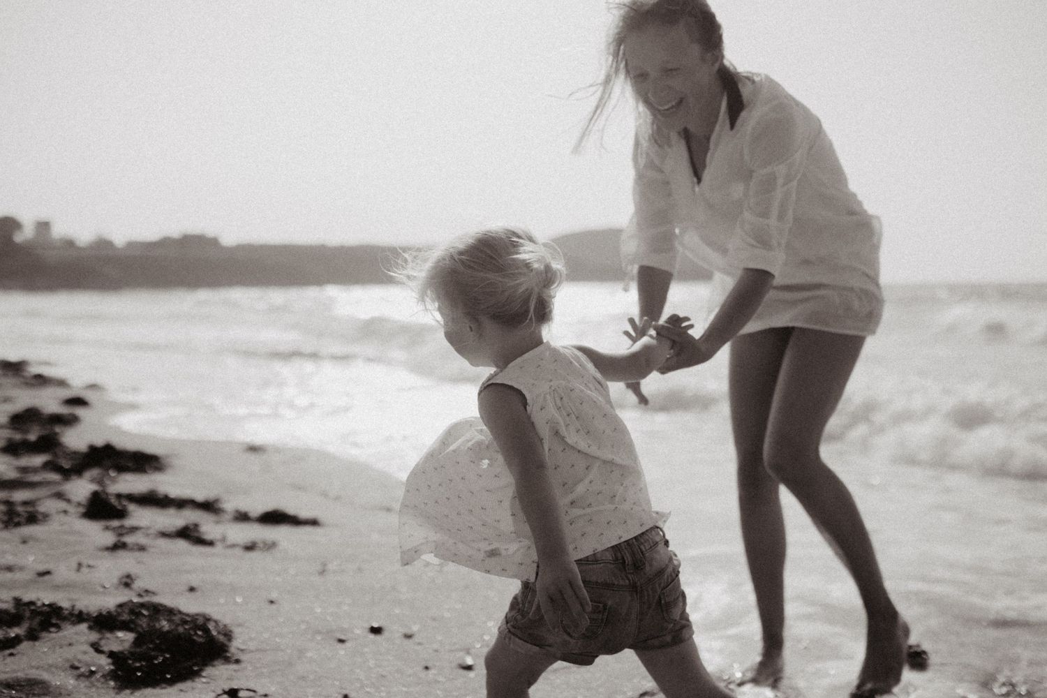 Photographe famille plage de Longchamps Saint-Lunaire