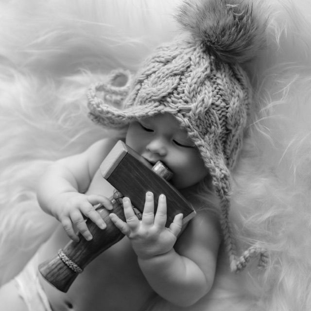 Black and white portrait of mum and baby touching noses, North Vancouver family photographer