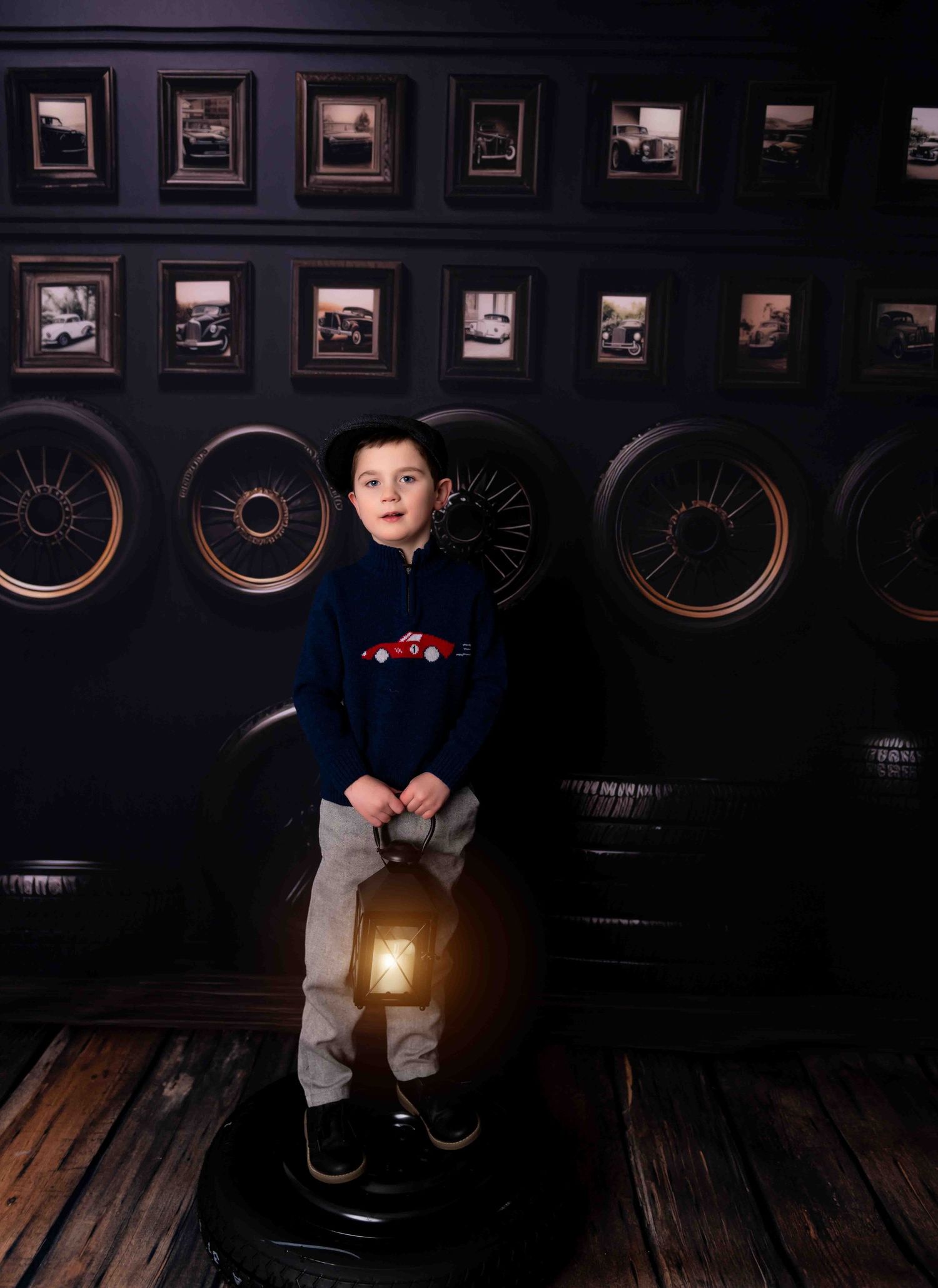 creative studio photography session