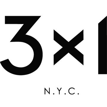 3x1 NYC denim brand logo in bold black typography.