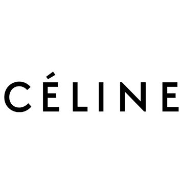 Celine luxury fashion brand logo in bold capital letters with an accent mark.