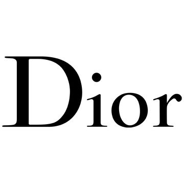 Classic Dior fashion brand logo in black serif typography.