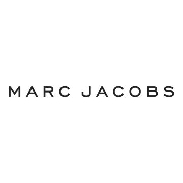 Marc Jacobs fashion brand logo in minimalist black capital letters.
