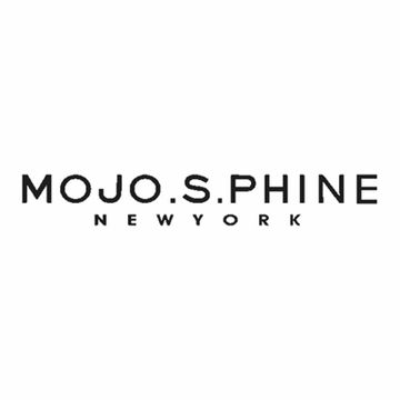 Mojo.S.Phine New York fashion brand logo in modern sans-serif font.