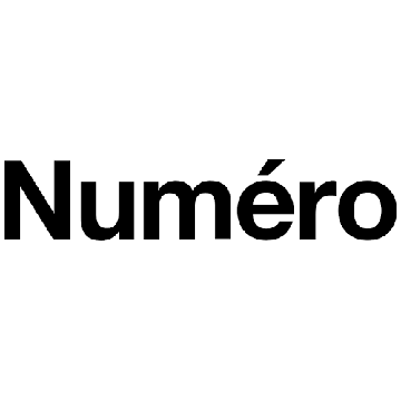 Numero fashion magazine logo in bold sans-serif typography.