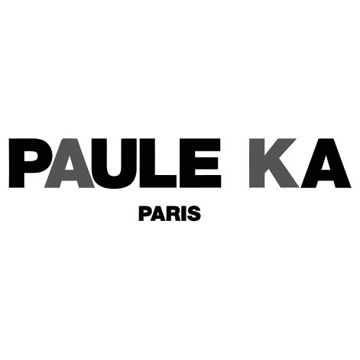 Paule Ka Paris fashion brand logo in bold black and grey text.