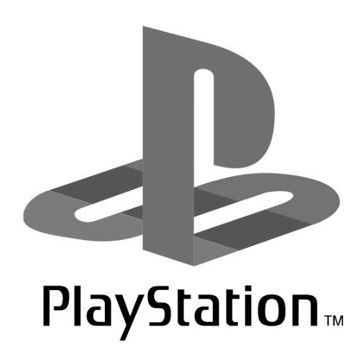 PlayStation's iconic grey logo featuring the stylized PS symbol and wordmark.