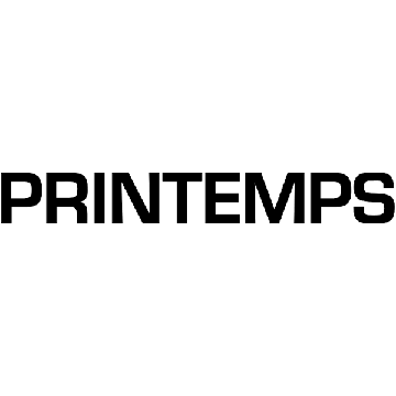 Printemps department store logo in bold black capital letters.