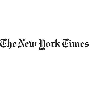 The New York Times newspaper masthead in classic black gothic font.