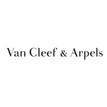 Van Cleef & Arpels luxury jewelry brand logo in elegant black text.