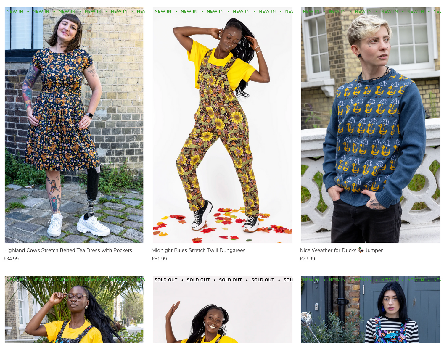 Screenshot from website Run and Fly showing Amy Davies Photography work