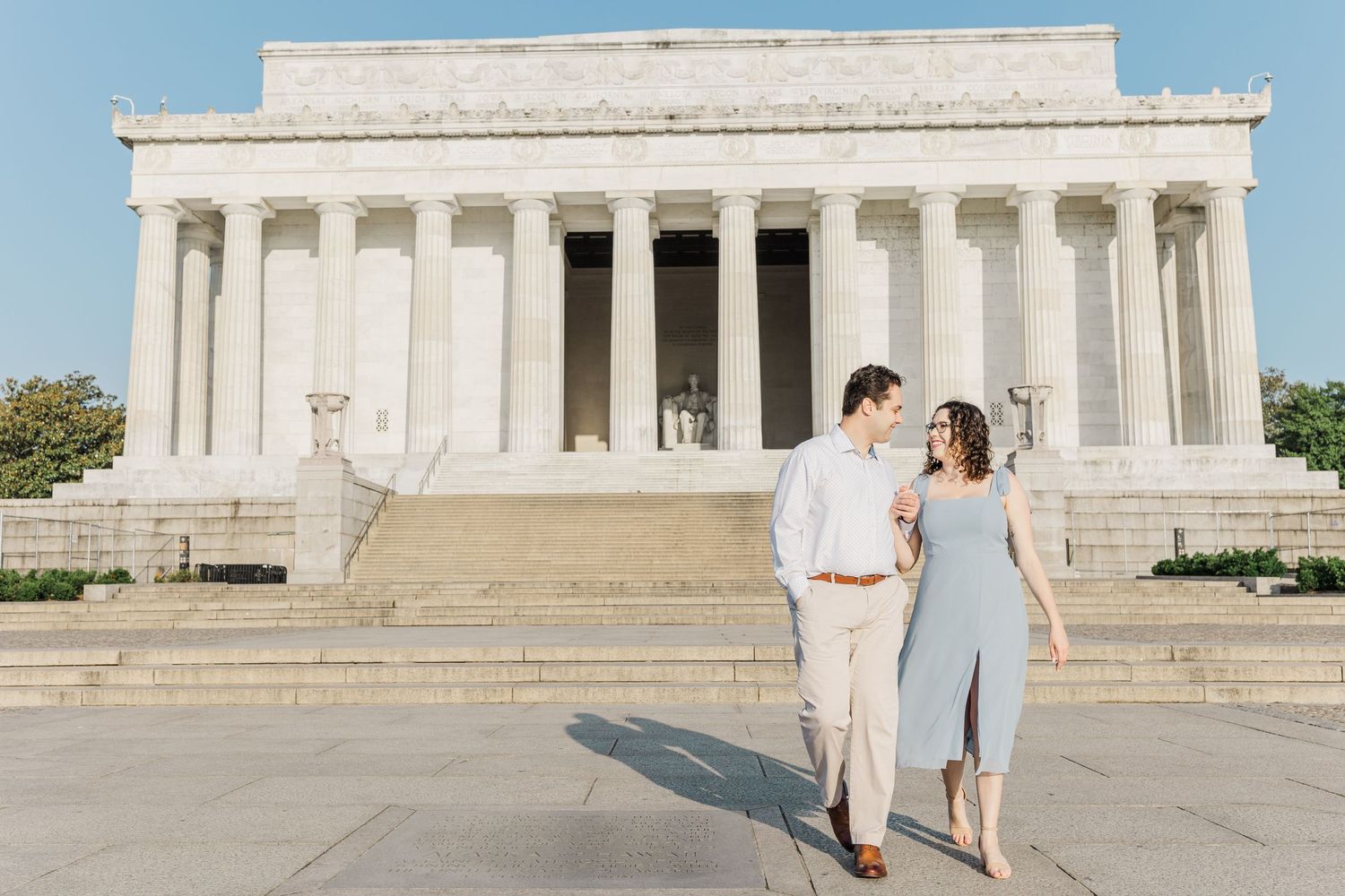 WASHINGTON DC LINCOLN MEMORIAL ENGAGEMENT PICTURES