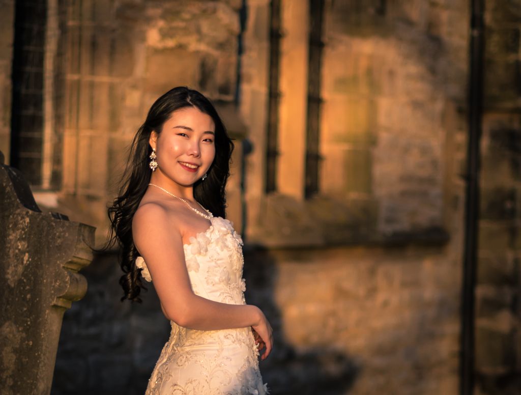 Beautiful Bride, sunset, keyworth, church wedding, nottinghamshire