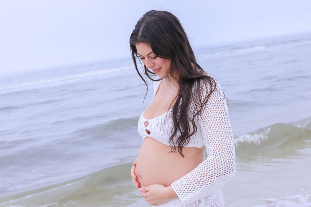 maternity beach Fort Myers Naples Cape Coral Sanibel Captiva Fort Myers Beach photographer couples engagement