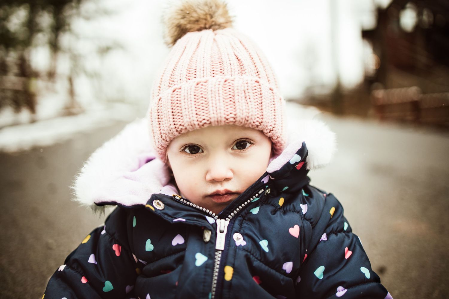 Lakeland Family photography- Baby in the snow