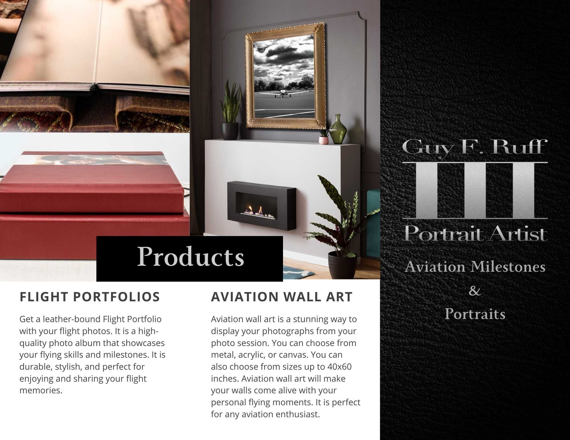 Products for aviation clients.