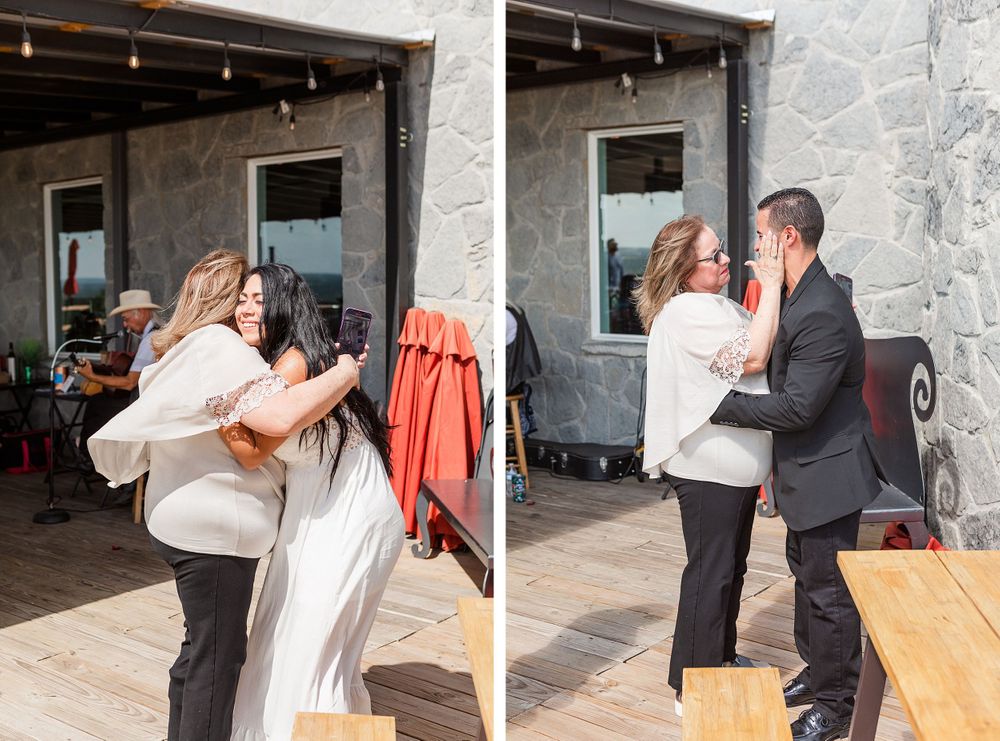 A romantic, surprise proposal at 290 Wine Castle in the Texas hill country.