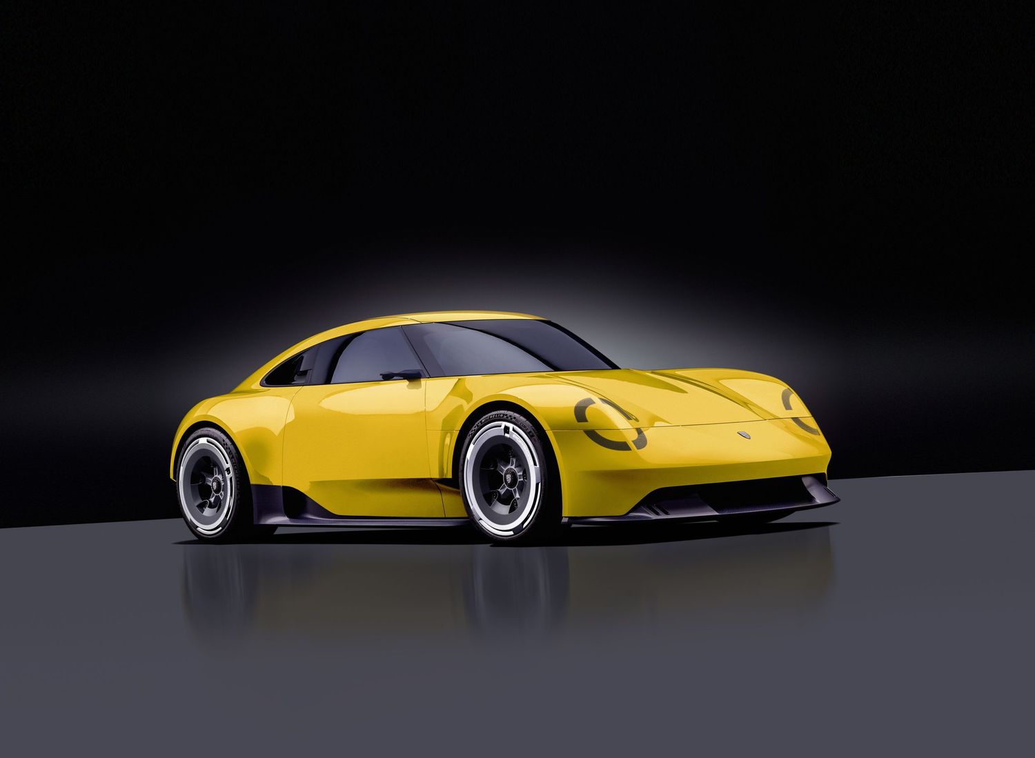 Porsche 911 EV next gen future cars illustration CGI by Avarvarii