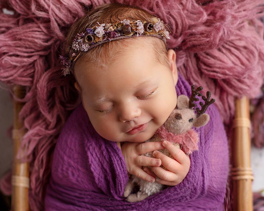 baby, newborn, minimalistic,beautiful baby, mater mothers hospital, private maternity, baby girl, purple