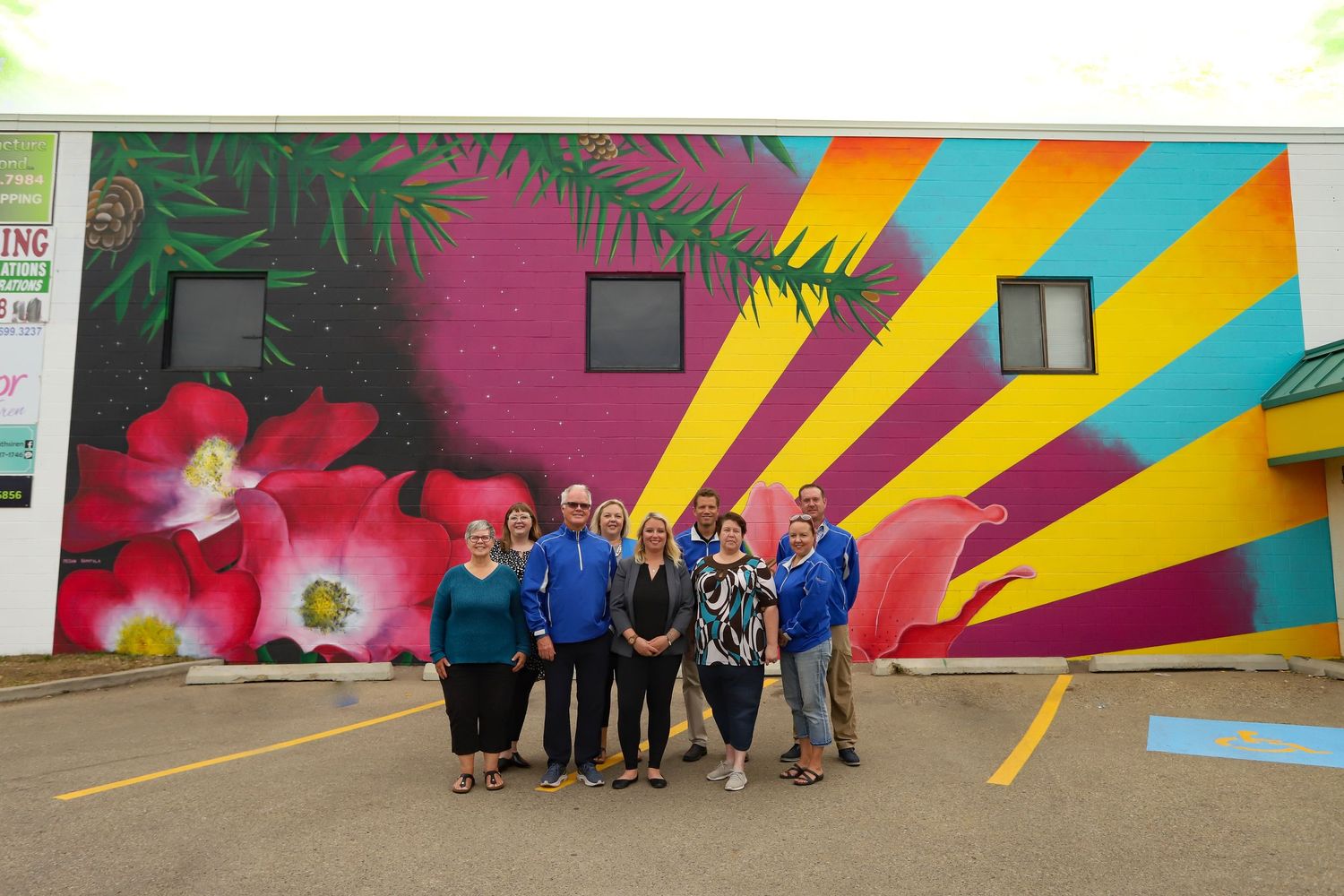 Allied Arts Gallery of Spruce Grove, Mural