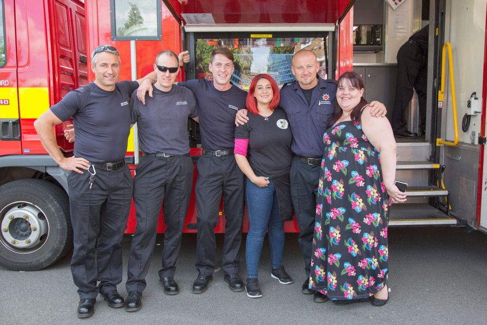 Potters Bar Fireman and events organisers