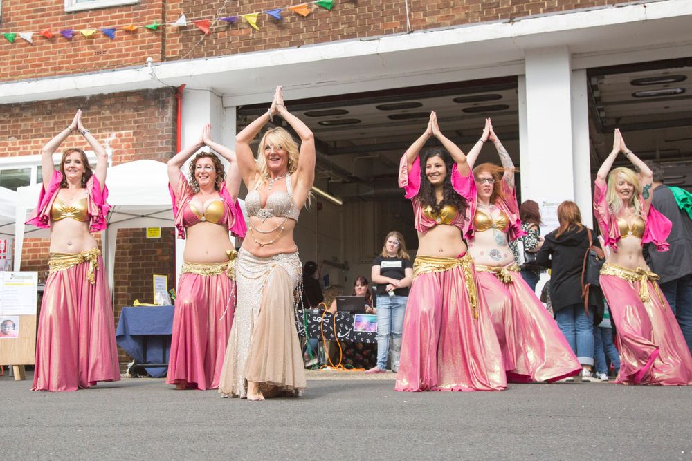 Bellydancer performance