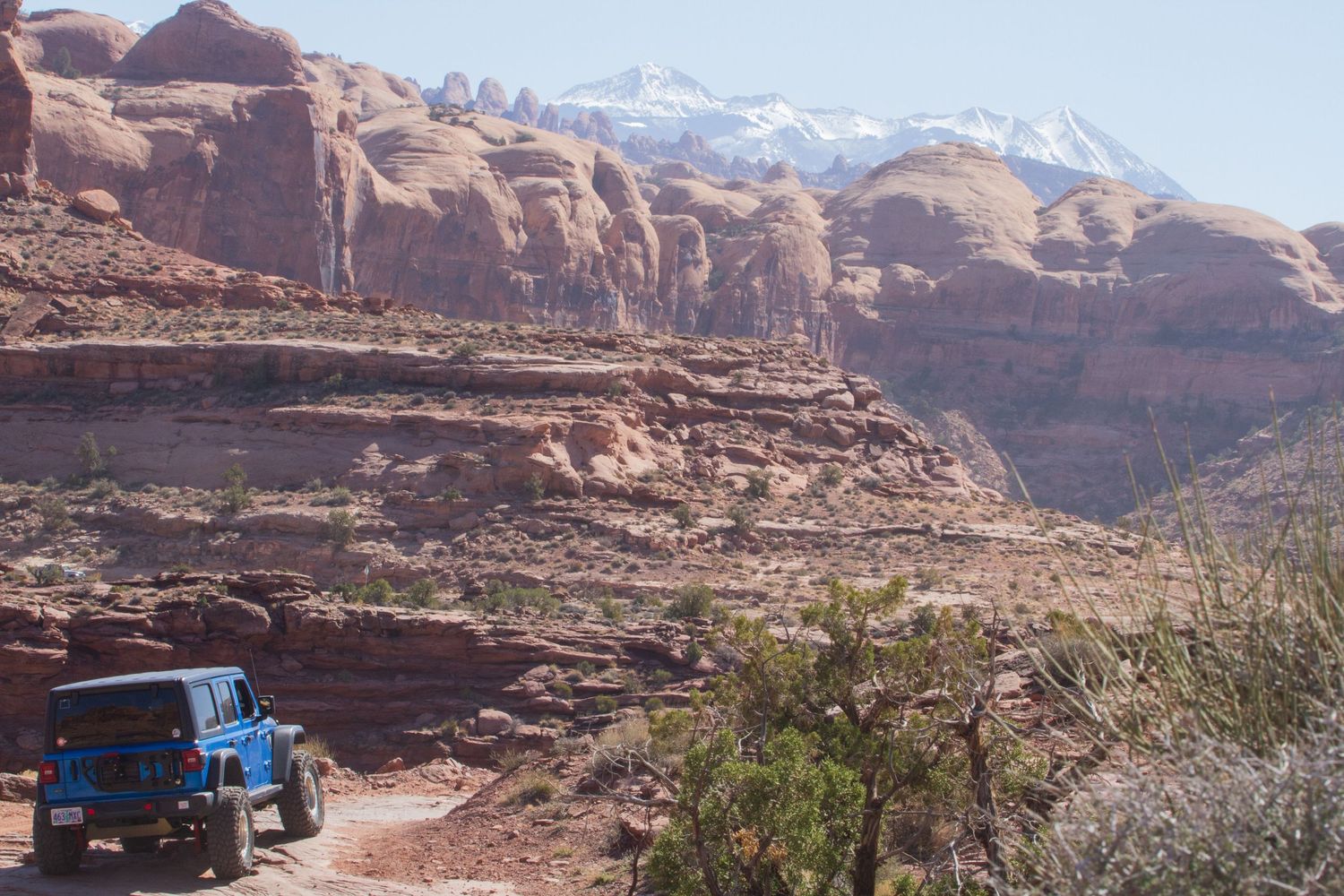 Extreme jeeping in Moab,, Utah
