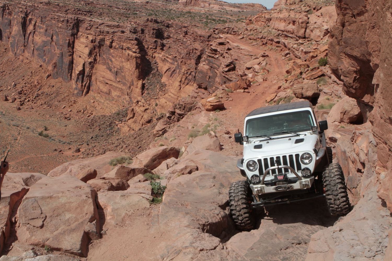 Extreme jeeping in Moab,, Utah
