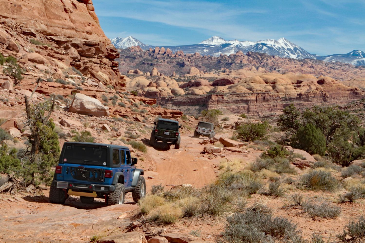 Extreme jeeping in Moab,, Utah