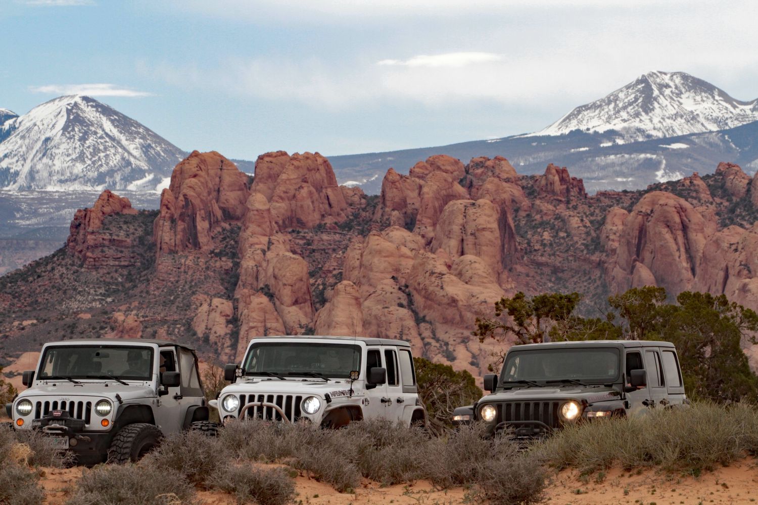Extreme jeeping in Moab,, Utah