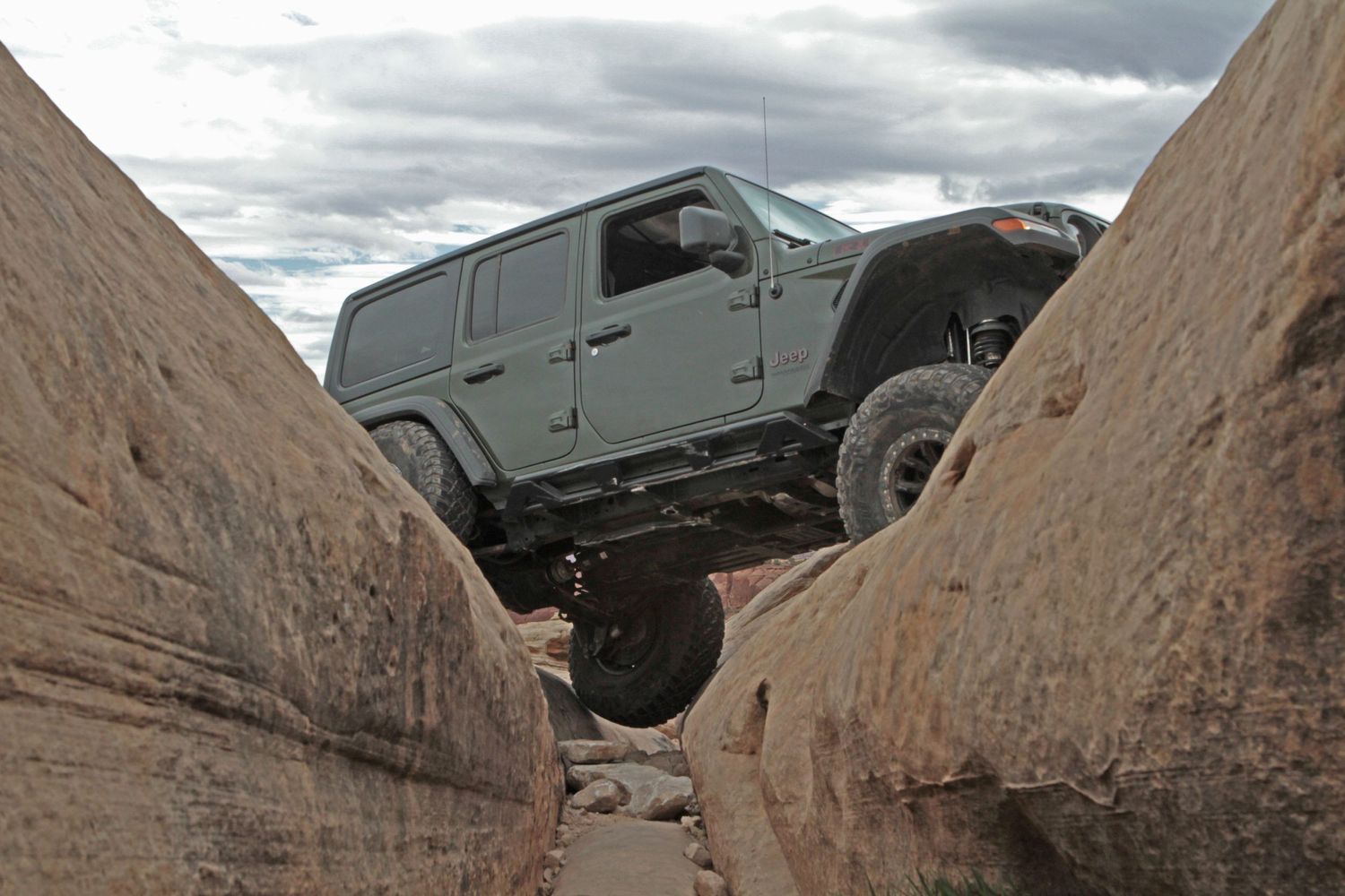 Extreme jeeping in Moab,, Utah